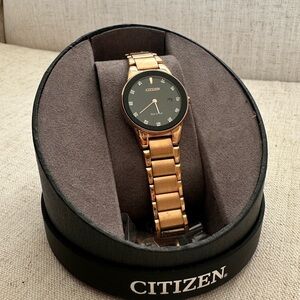Citizen Ladies Eco Drive Rose Gold Watch